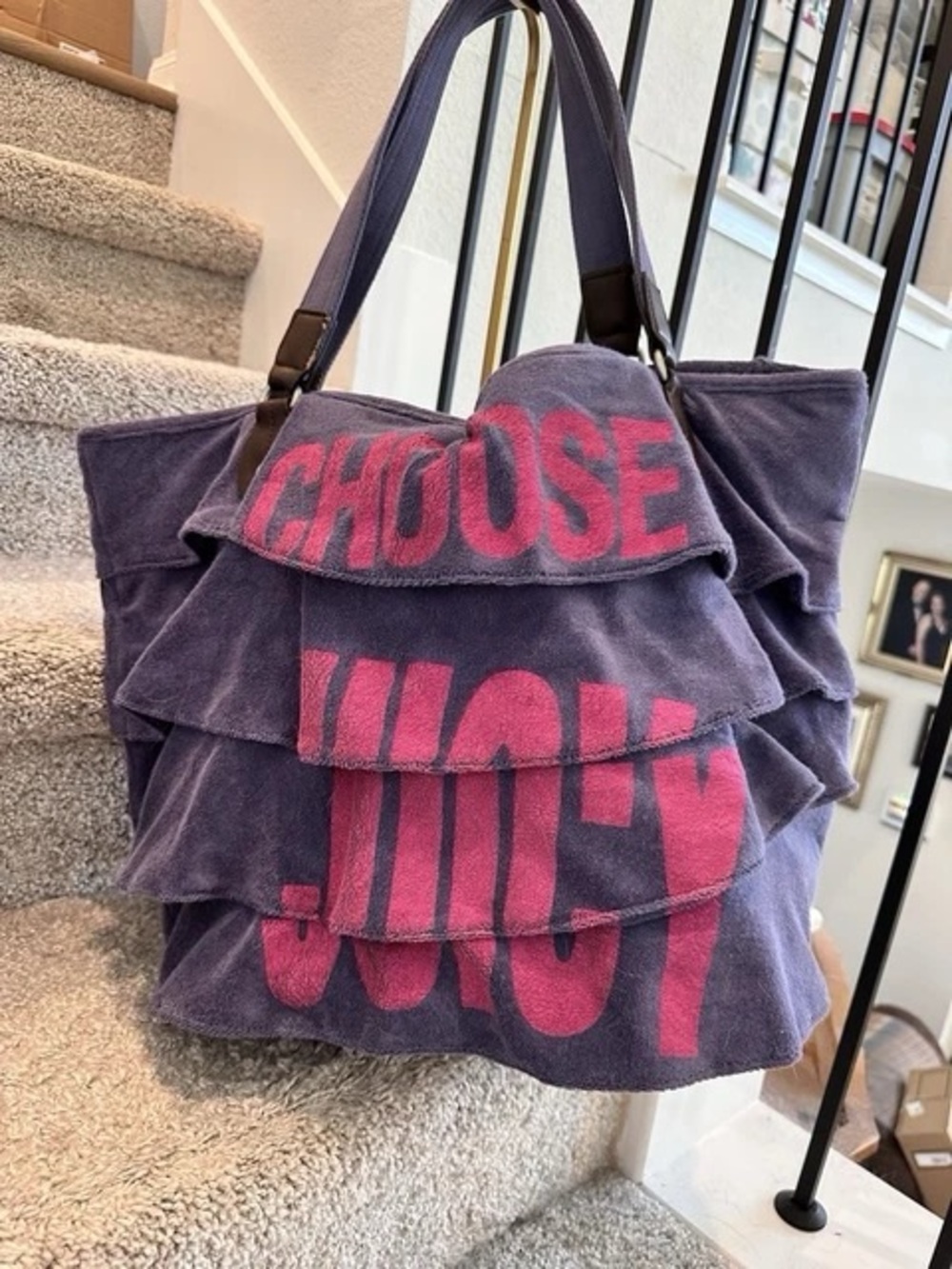Juicy Couture Ruffle Tote Bag - NEW